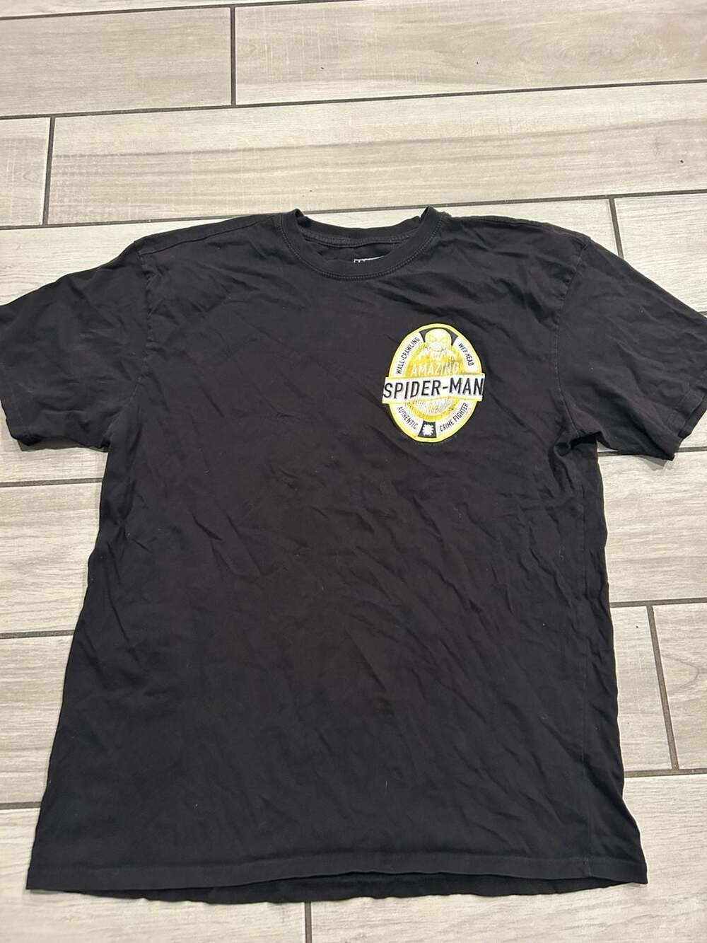 Marvel The Amazing Spider-Man NYC USA T-Shirt - BLACK - XL